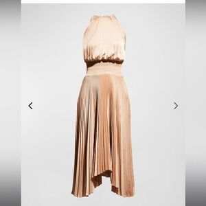 Renzo II Sleeveless Pleated Midi Dress